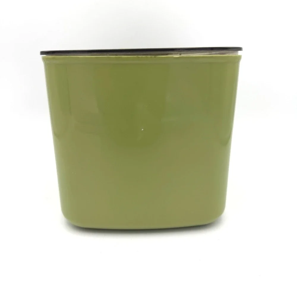 Press Type 48 Grid Ice Cube Tray Storage Bin Set Green Portable‎ Handle Drawer
